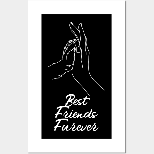 Best Friends Furever BFF Wall Art by Long-N-Short-Shop